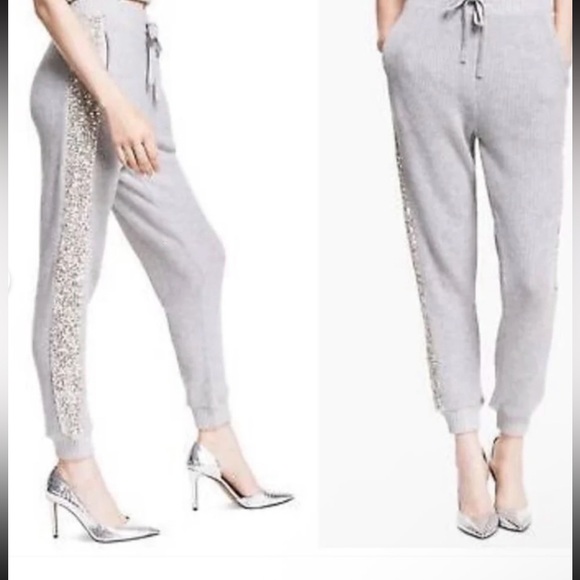 Inc international concepts black sweater and sequin joggers size large - Picture 10 of 13